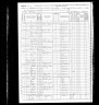 1870 Census, Sugar Creek township, Hancock county, Indiana